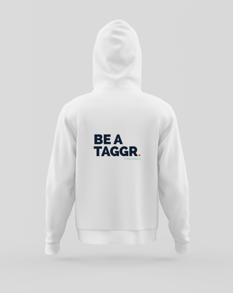 TAGGRS. Hoodie ‘BE A TAGGR’